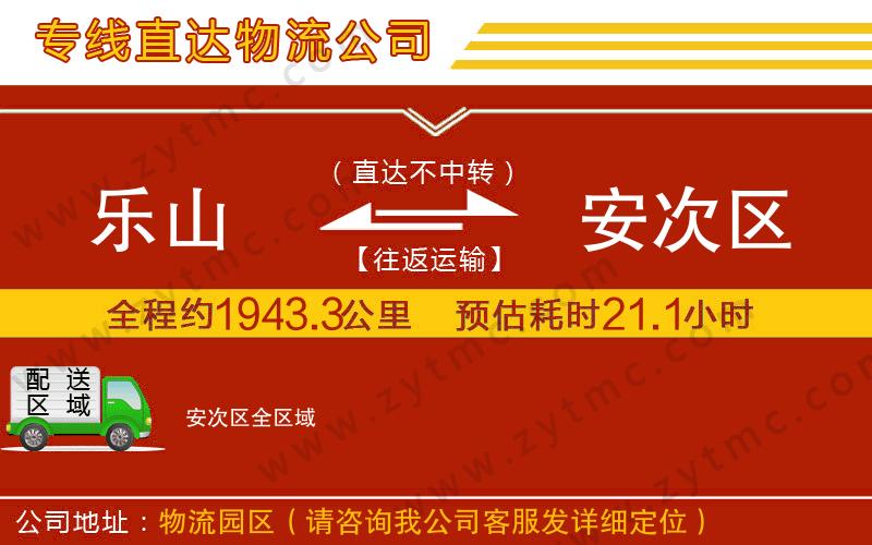 樂山到安次區(qū)物流專線