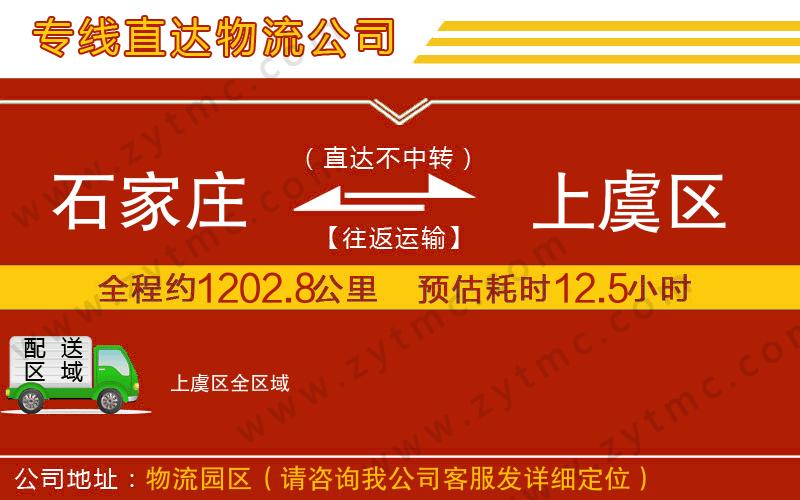 石家莊到上虞區(qū)物流專線