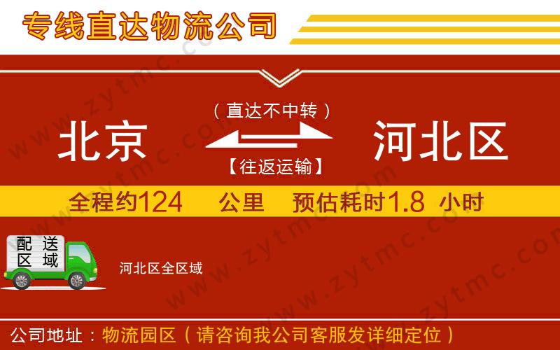 北京到河北區(qū)物流公司